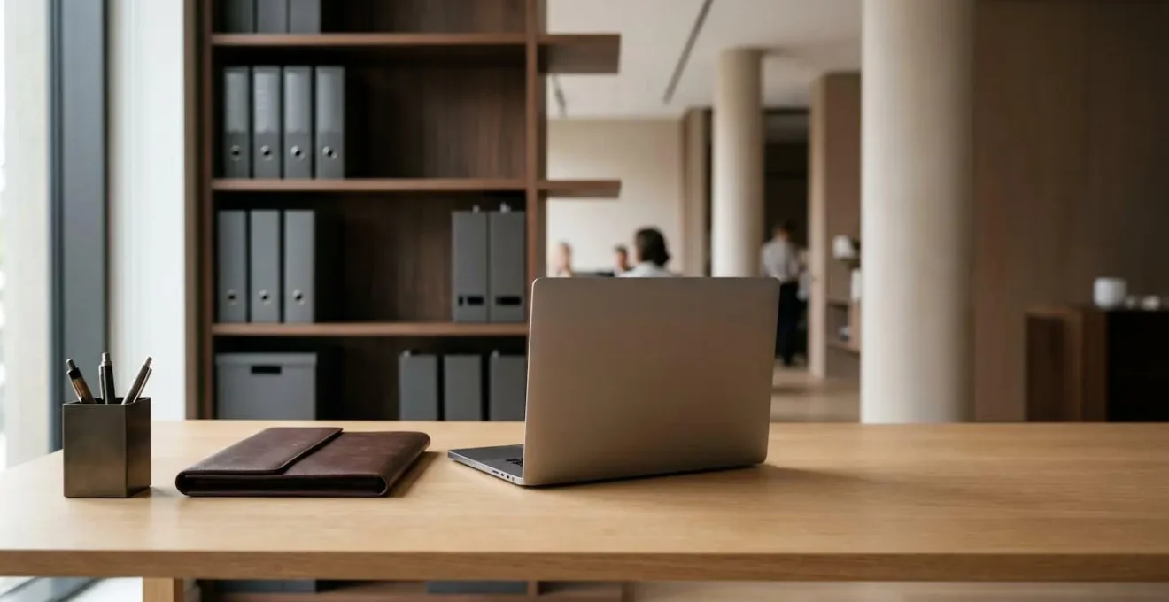 Organized business documentation system demonstrating independent contractor compliance evidence