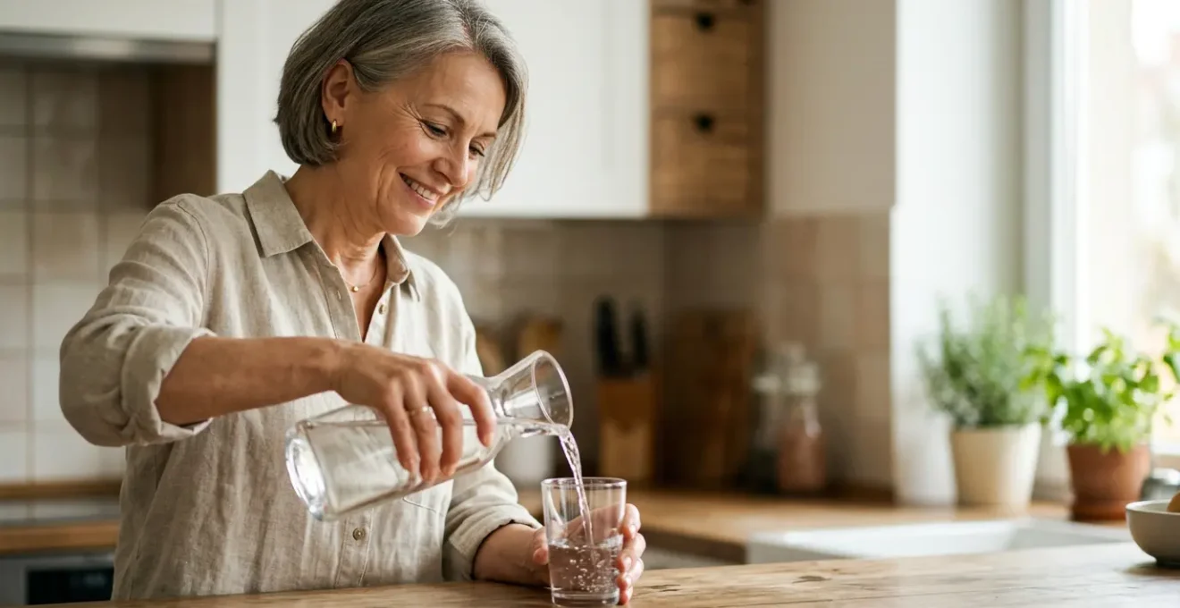 Person maintaining healthy kidney function through natural lifestyle choices after age fifty