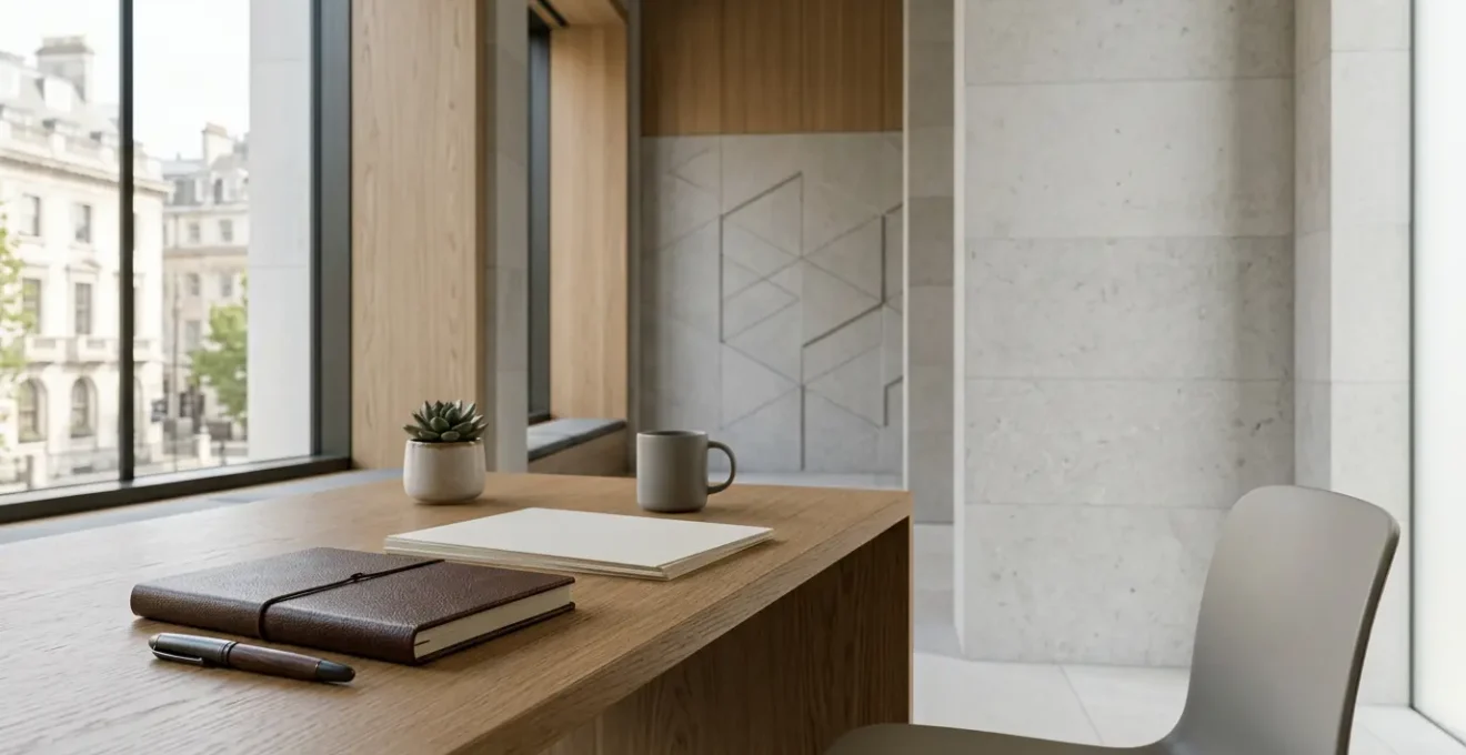 Professional editorial composition showing tax compliance concept for cryptocurrency in the UK