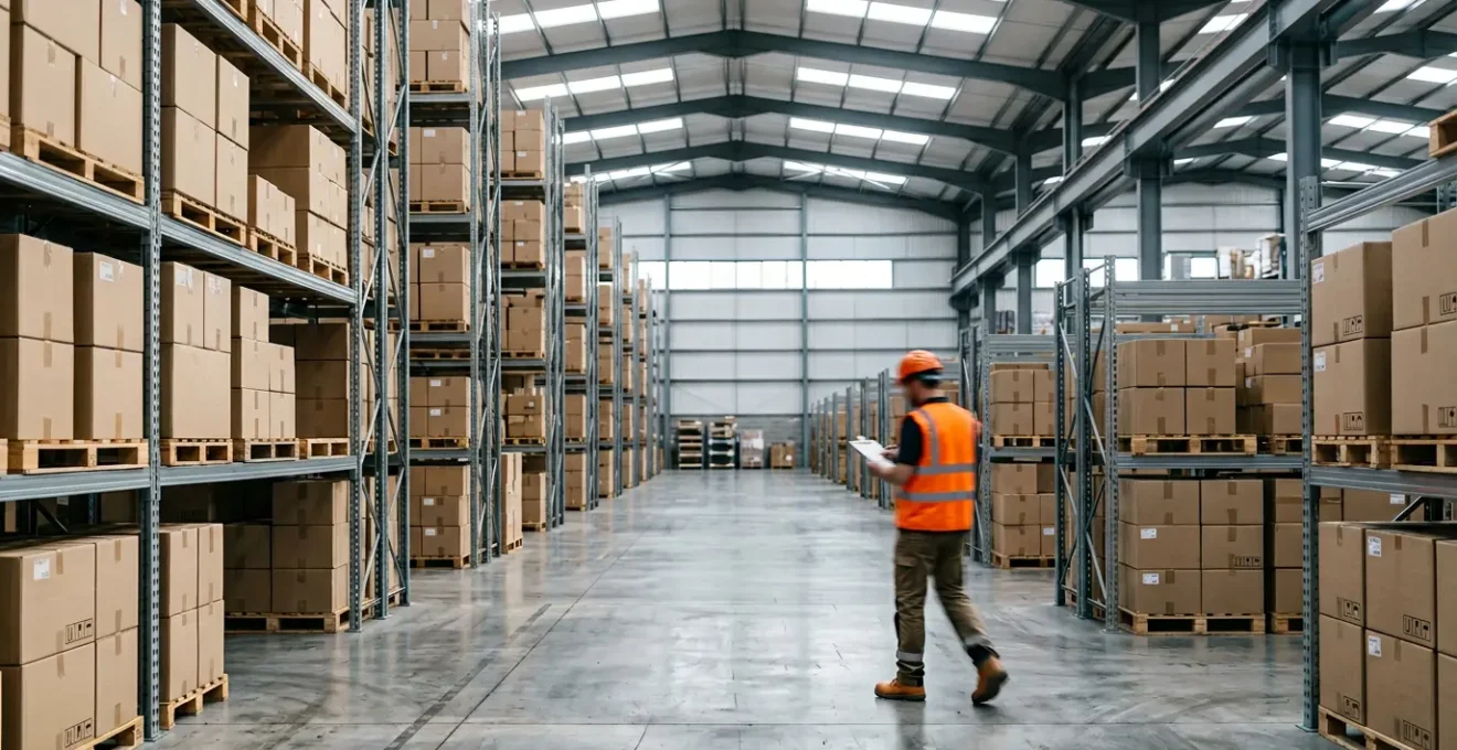 Strategic supply chain operations showing UK import logistics coordination