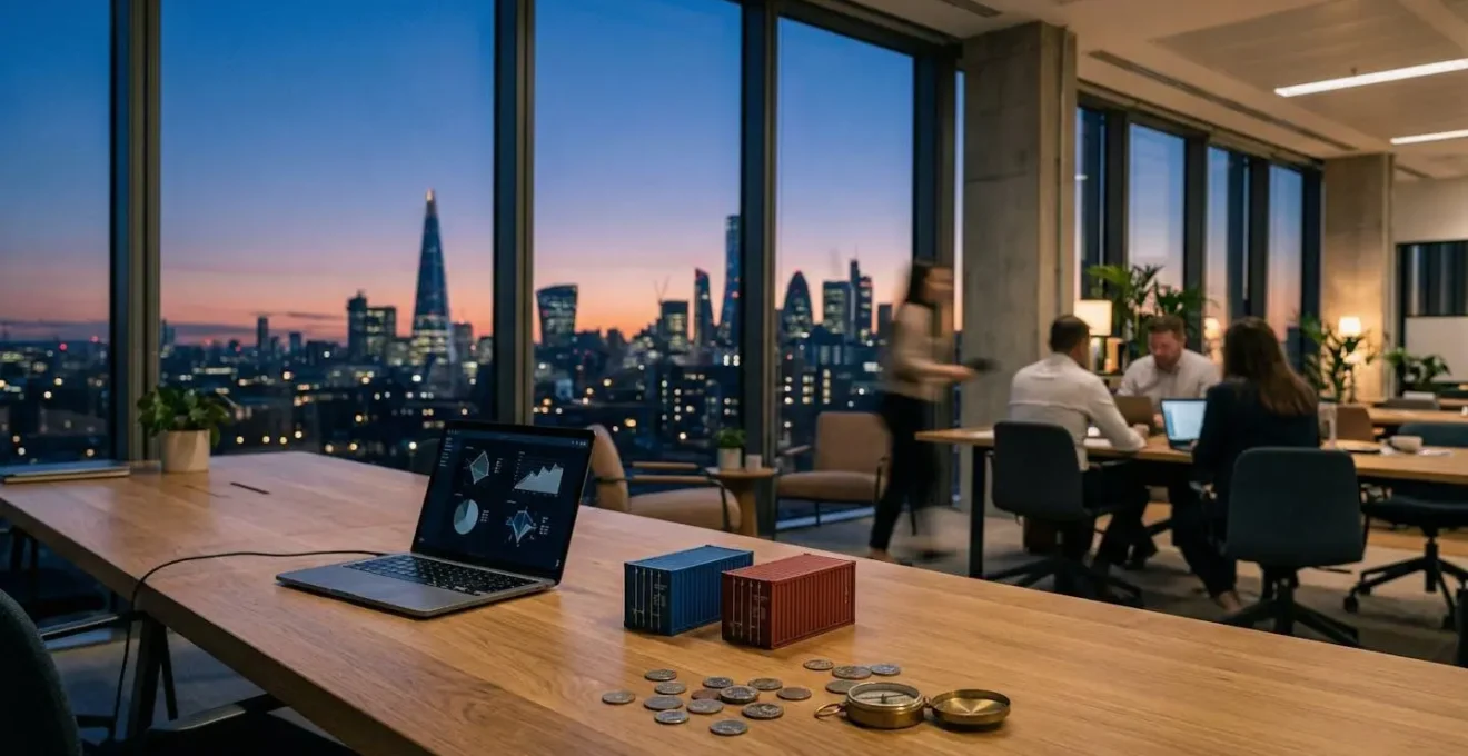 Strategic business planning with global market analysis and data visualization for UK small and medium enterprises