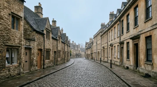 Historic Georgian architecture and medieval streets creating romantic atmosphere for couples exploring heritage city